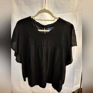 Old Navy Flutter Sleece Blouse